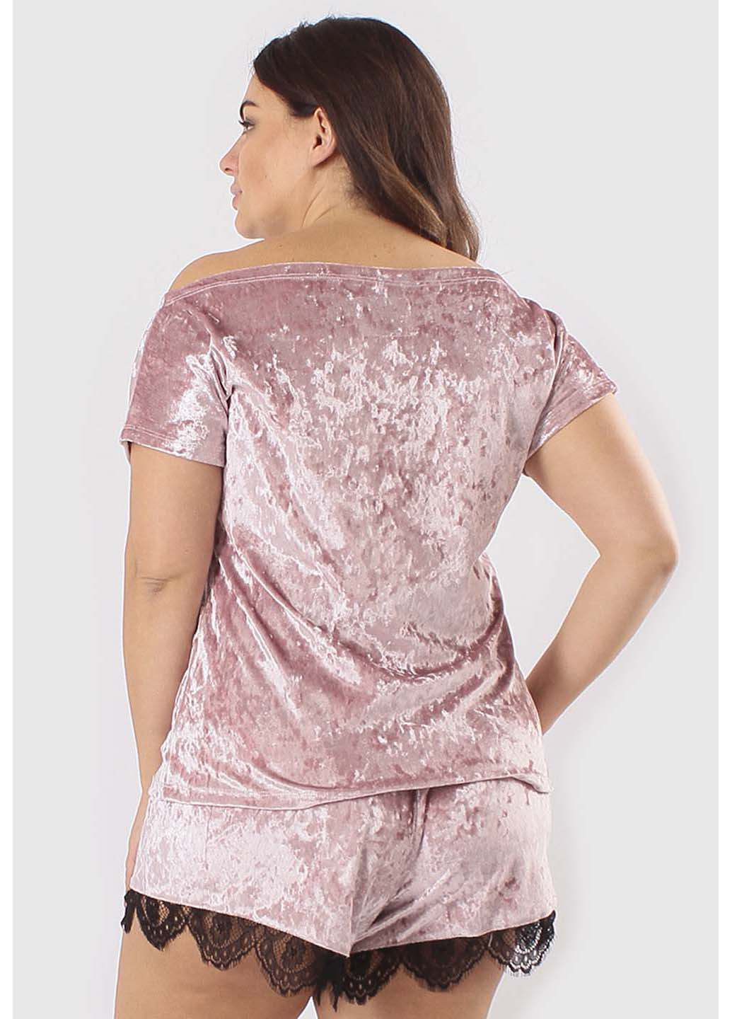 Розовая всесезон пижама Ghazel