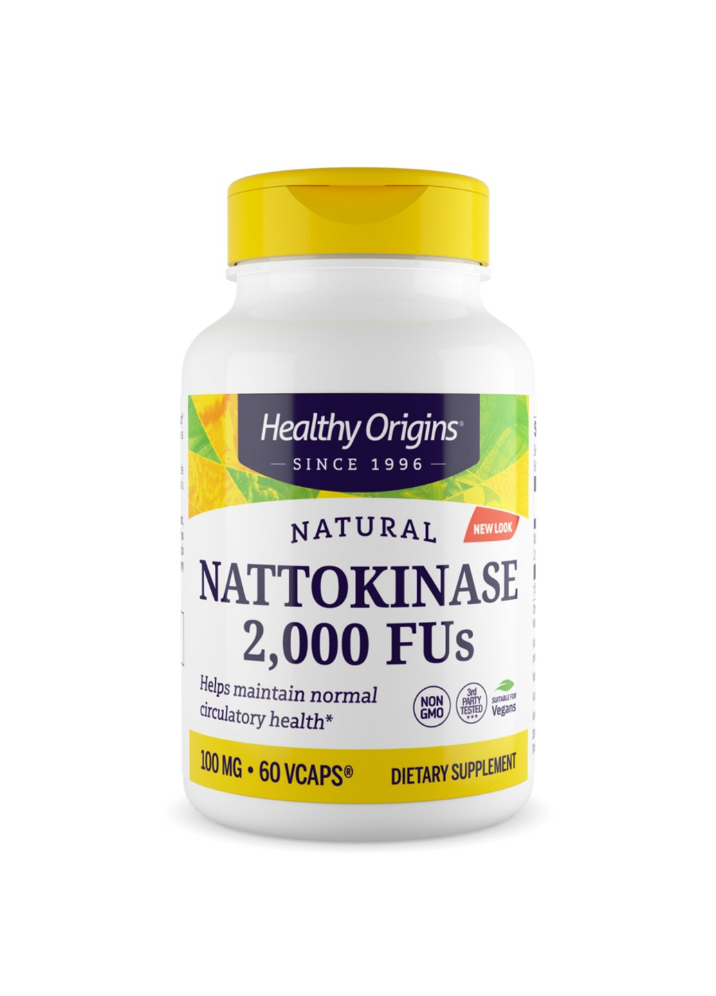 Наттокиназа 100 мг,, 60 гелевых капсул Healthy Origins (255408154)