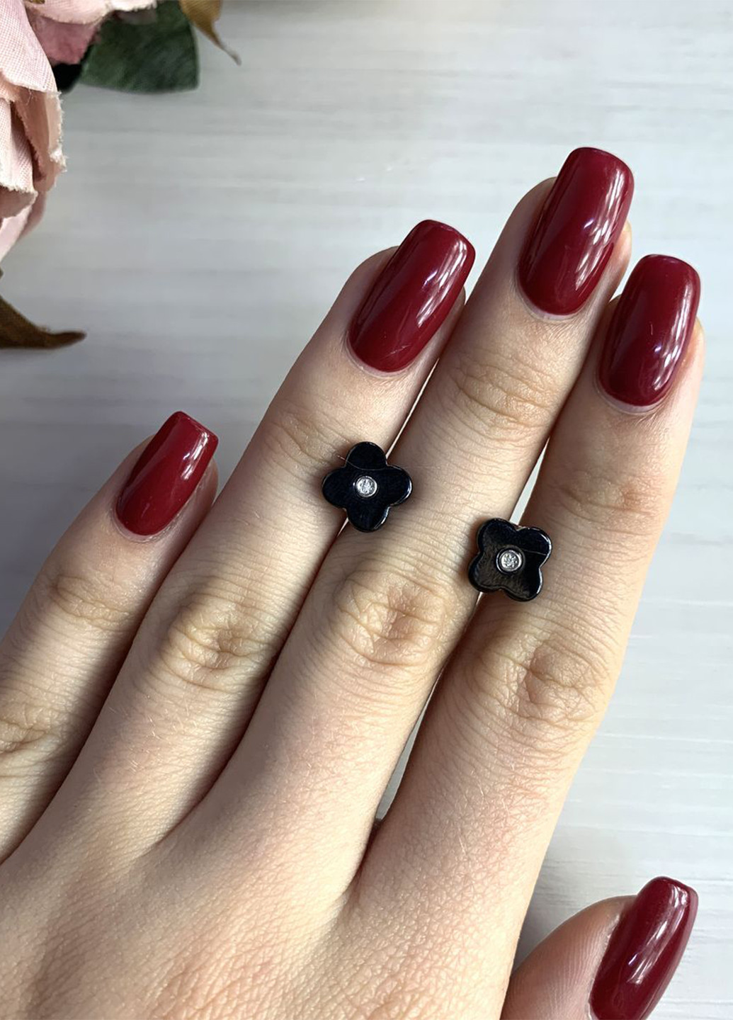 Серьги Silver Flame (164349195)