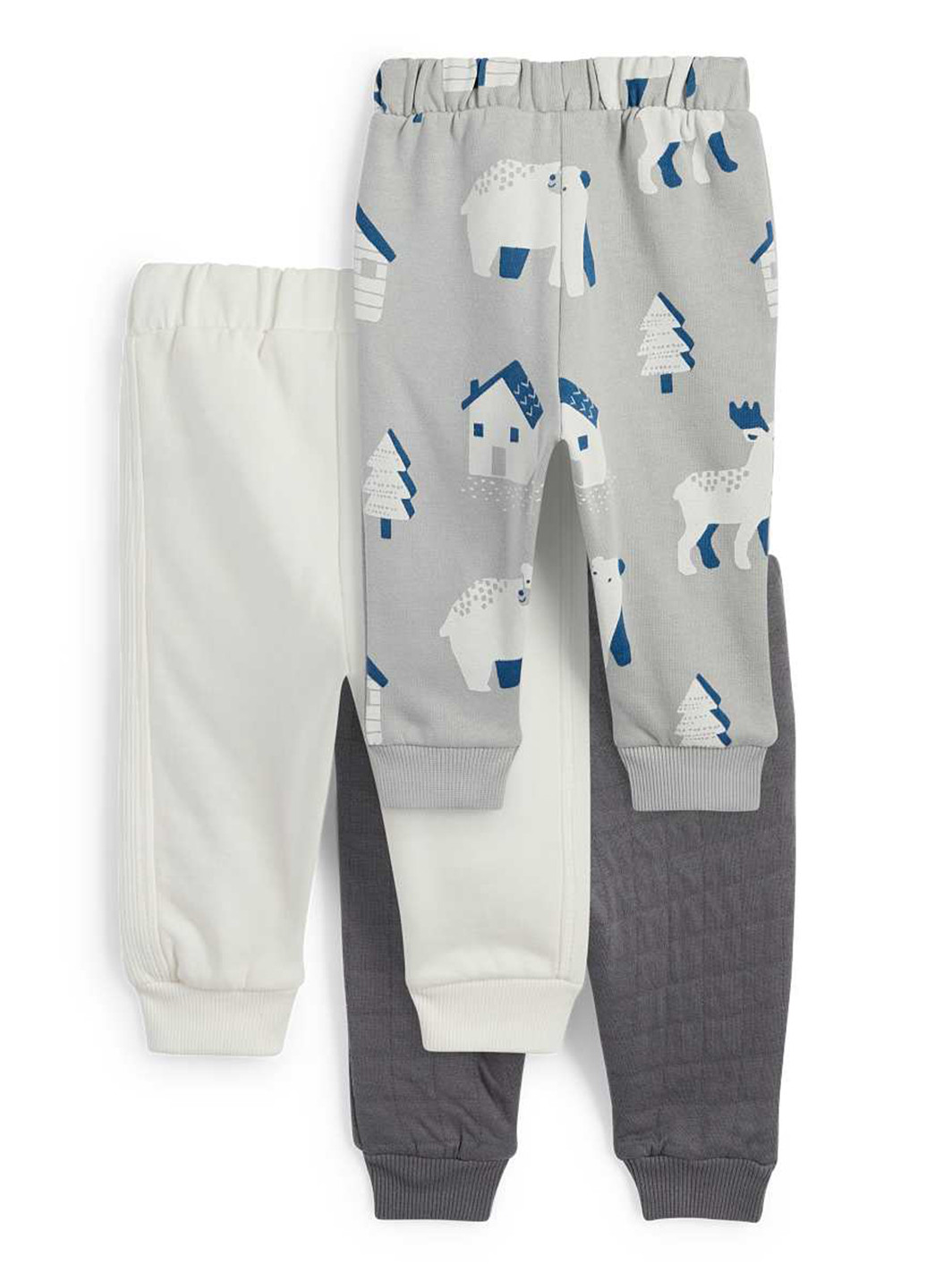 Комбинированные спортивные, кэжуал демисезонные брюки джоггеры C&A