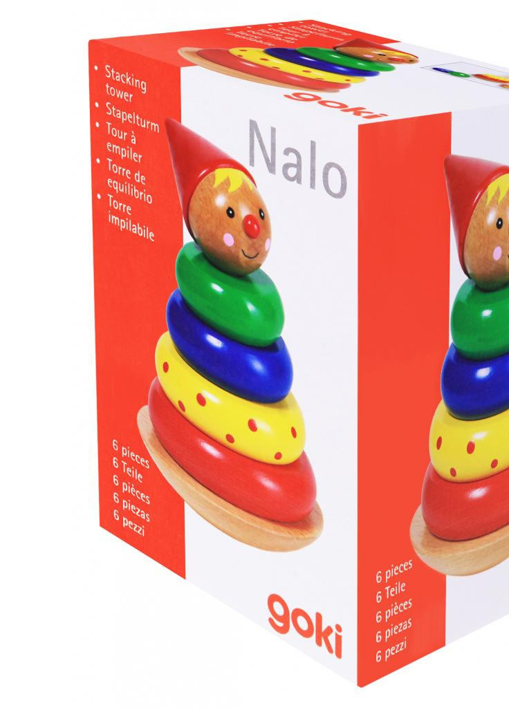 Розвиваюча іграшка Пірамідка Nalo (58896) Goki (254066750)