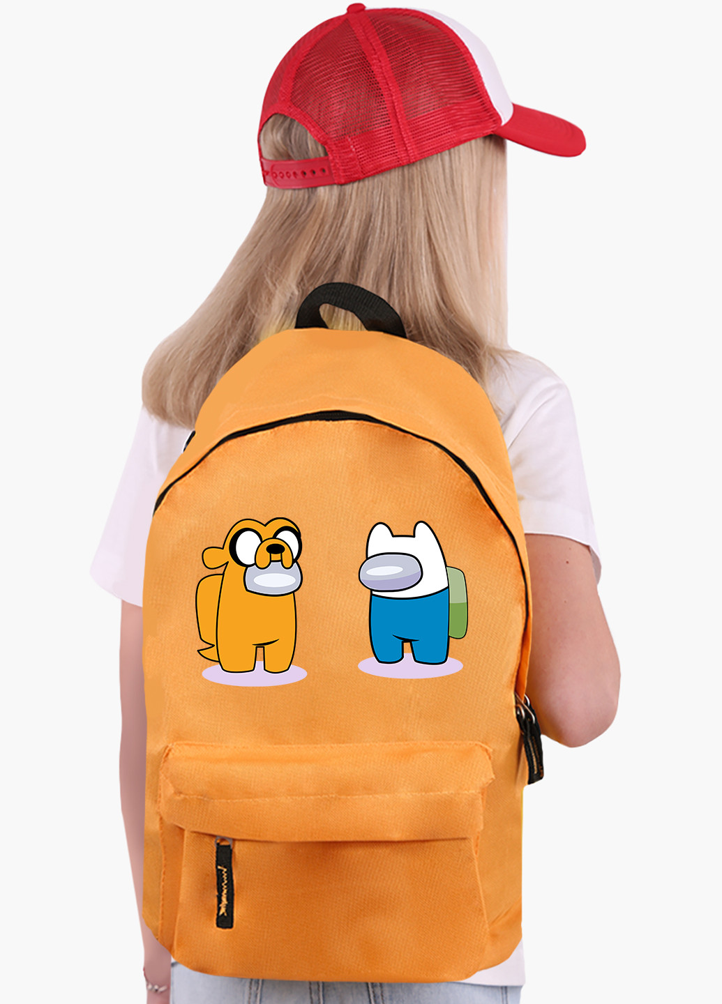 Детский рюкзак Амонг Ас Время приключений Фин и Джейк (Among Us Adventure Time Finn & Jake) (9263-2414) MobiPrint (217075298)