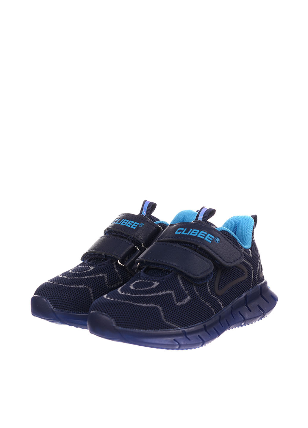 Синие демисезонные кроссовки Clibee