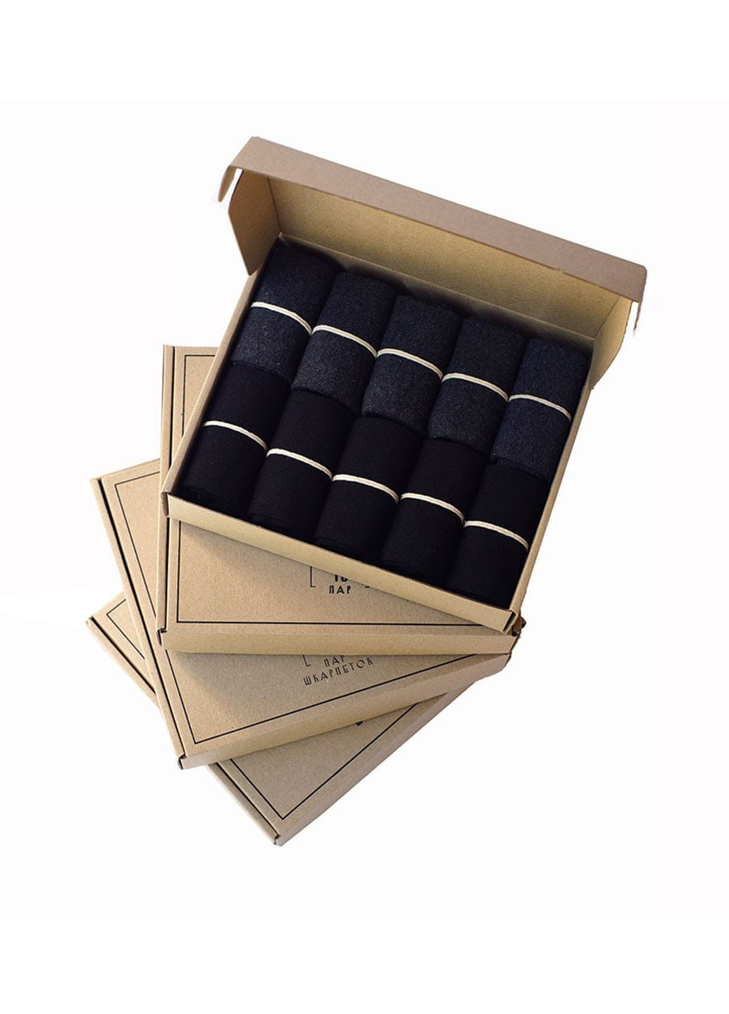 Комбіновані набір шкарпеток 10 пар Rovix однотонні (220174726)