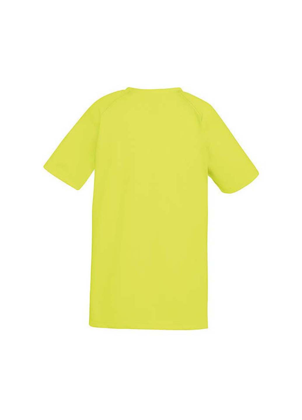 Желтая демисезонная футболка Fruit of the Loom D0610130XK164