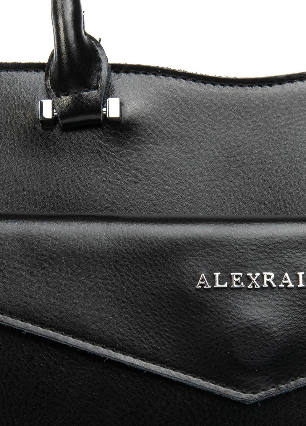 Сумка Alex Rai каркасная сумка однотонная чёрная кэжуал