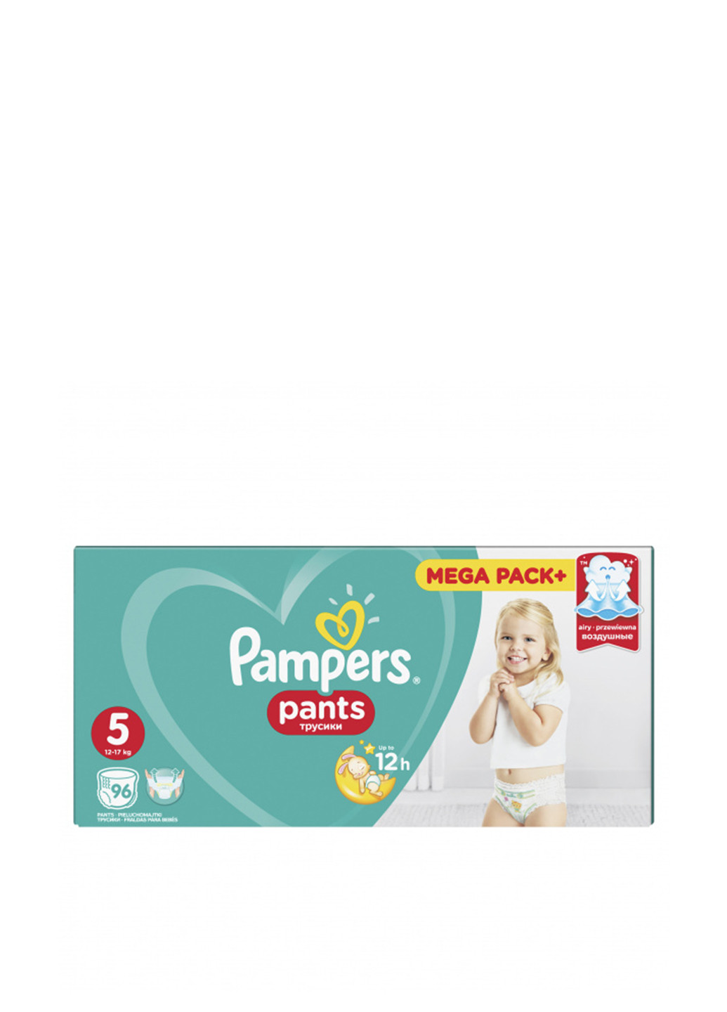 Подгузники-трусики Pants Junior 5 (12-17 кг), (96 шт.) Pampers (130948119)