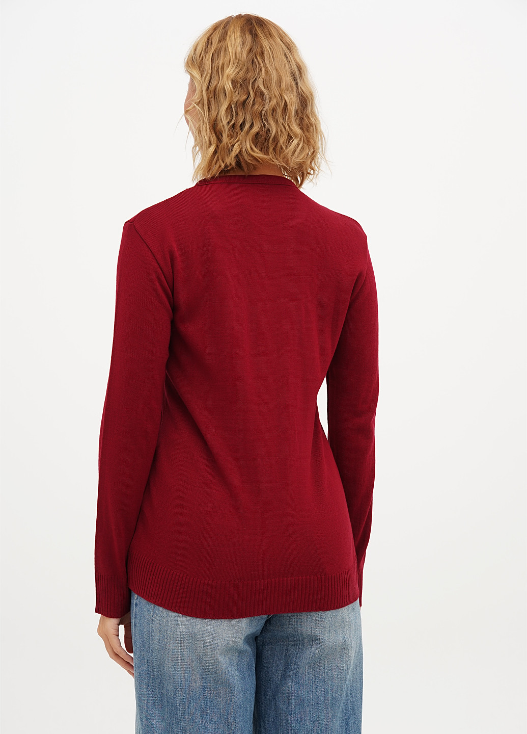 Вишневий демісезонний джемпер джемпер Massimo