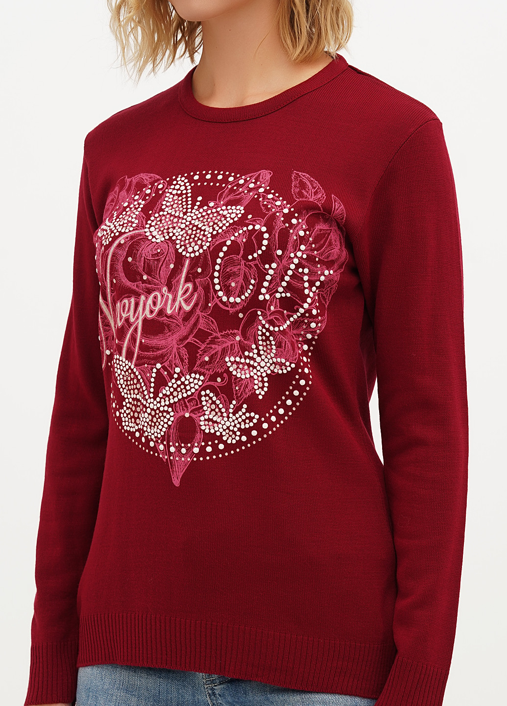 Вишневий демісезонний джемпер джемпер Massimo