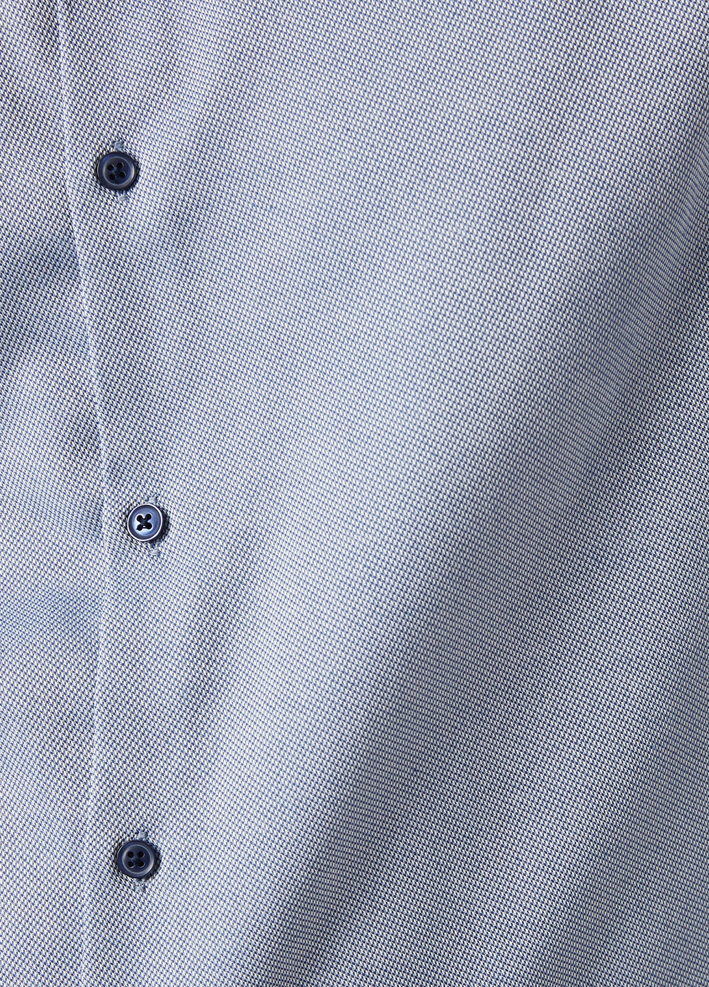 Синяя кэжуал рубашка с геометрическим узором KOTON