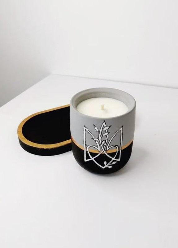 Эко свеча Украина с подставкой BeautlyMaysternya (253528249)
