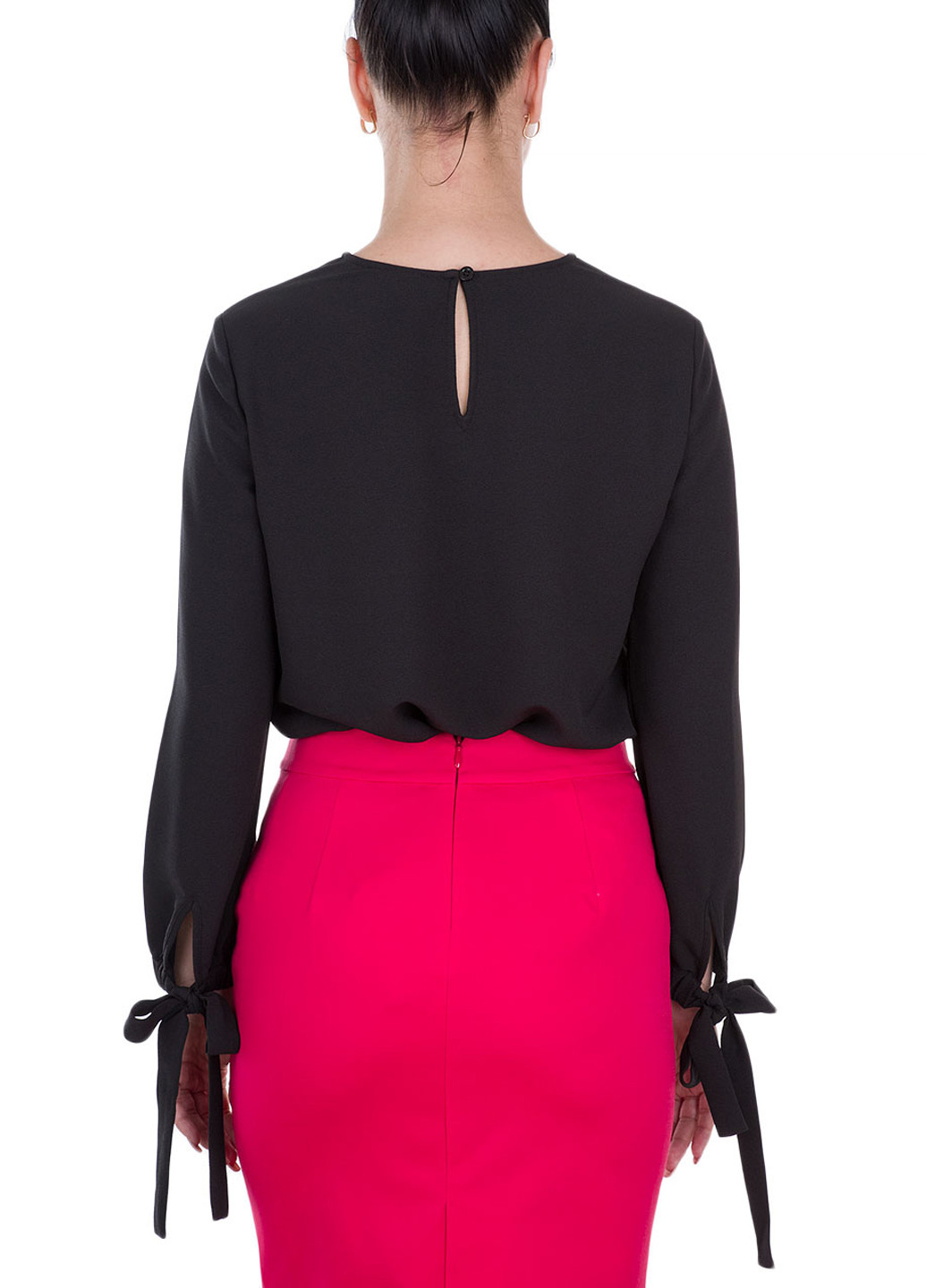 Чёрная блуза женская Emporio Armani