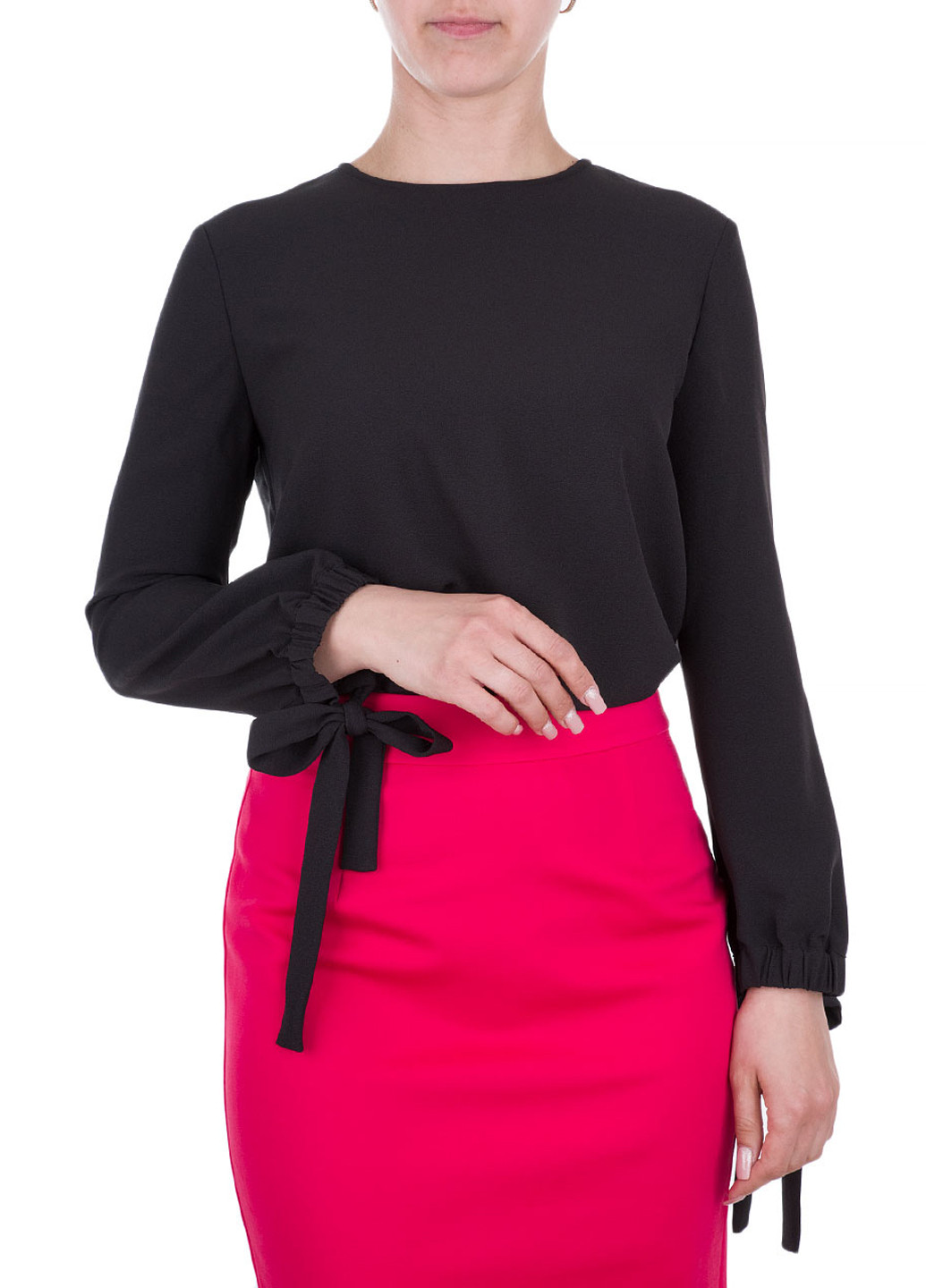 Чёрная блуза женская Emporio Armani