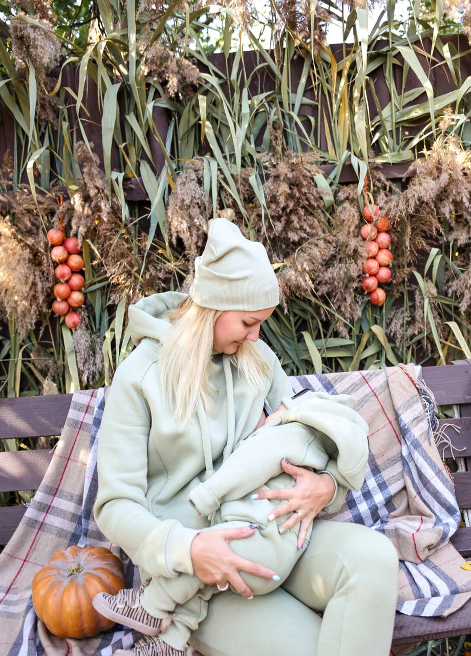 Теплыйкостюм на флисе для кормящих и беременных мам Sorelle (245945720)