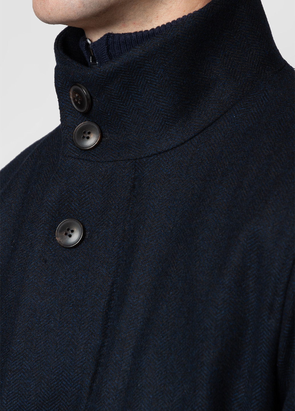 Темно-синя демісезонна куртка Arber