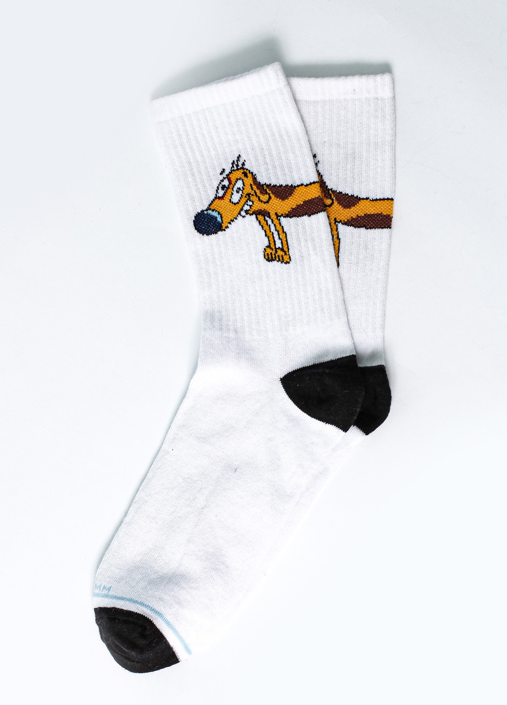 Чоловічі шкарпетки Premium Котопес LOMM білі повсякденні