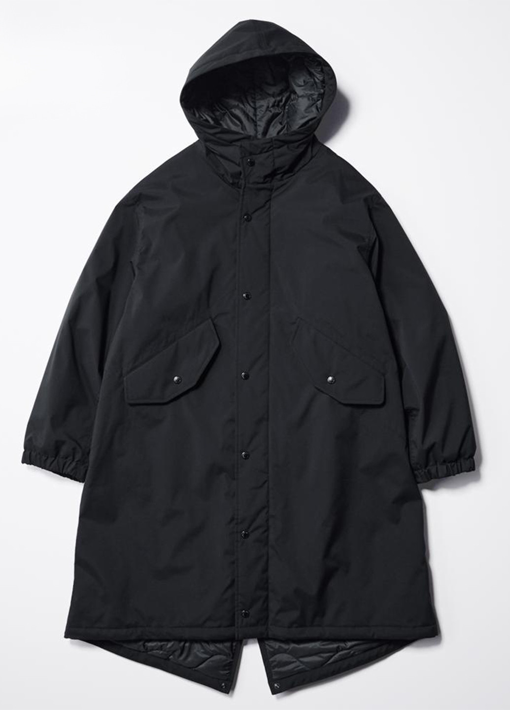 Чорна демісезонна куртка Uniqlo