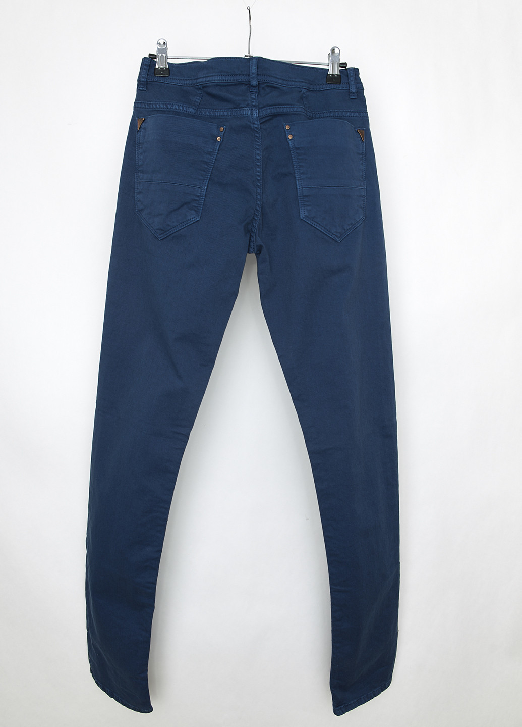 Темно-синие демисезонные зауженные джинсы Antony Morato
