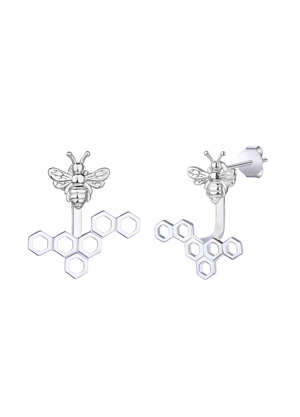 Срібні сережки с2 / одна тисяча двісті тридцять вісім Silvex925 (201169499)