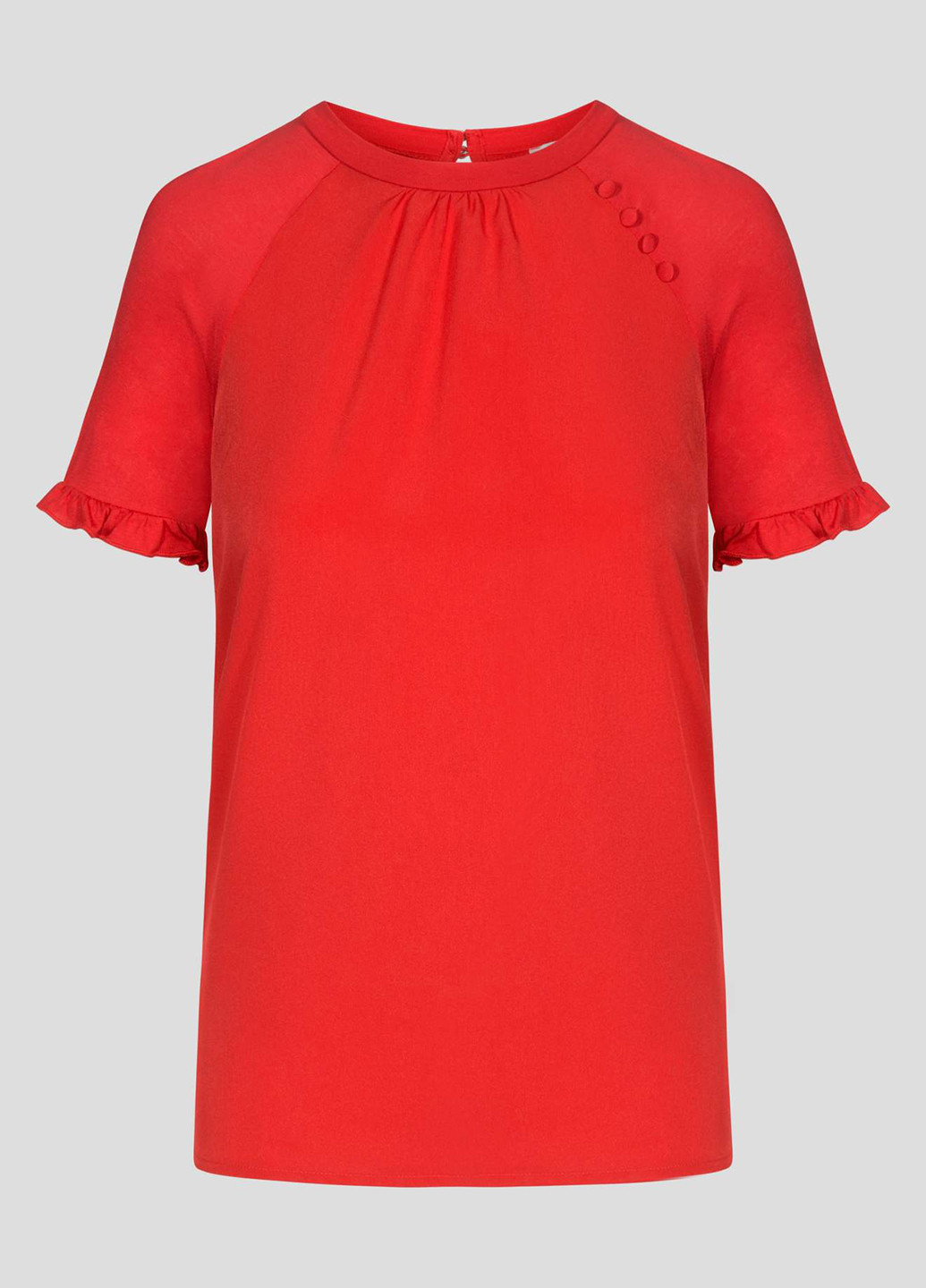 Красная летняя блуза с коротким рукавом Orsay