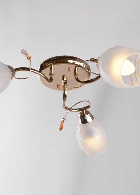 Люстра стельова на 3 плафона LK-452S/3 E14 G Brille (253887210)