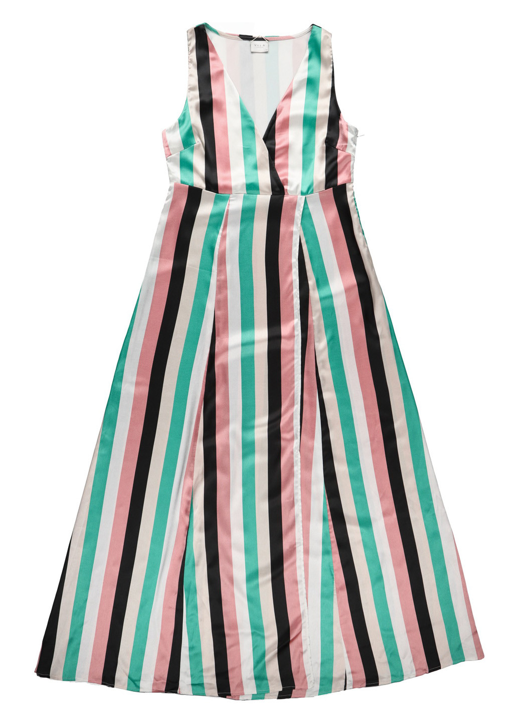 Комбінована кежуал сукня а-силует Vila в смужку