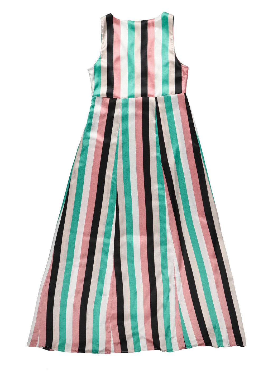 Комбінована кежуал сукня а-силует Vila в смужку