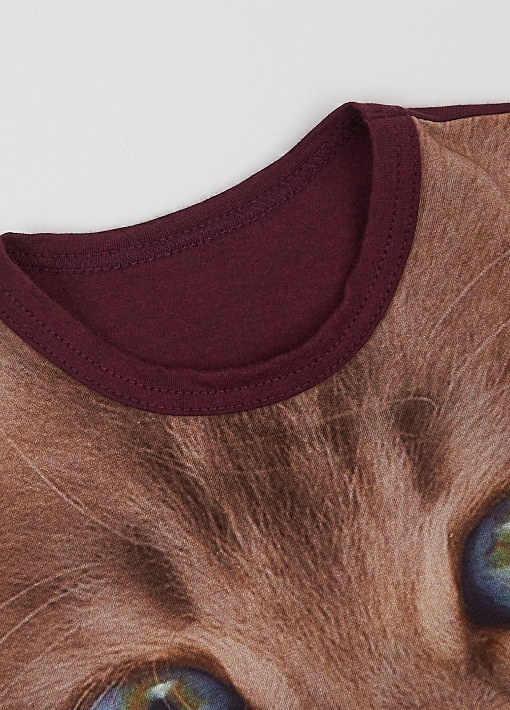 Темно-бордова літня футболка ArDoMi