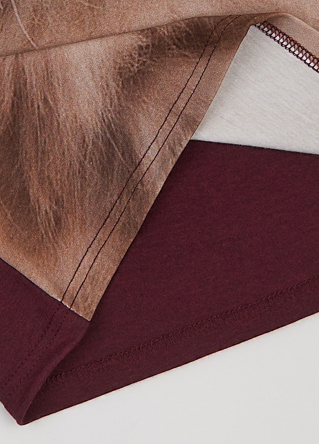 Темно-бордова літня футболка ArDoMi