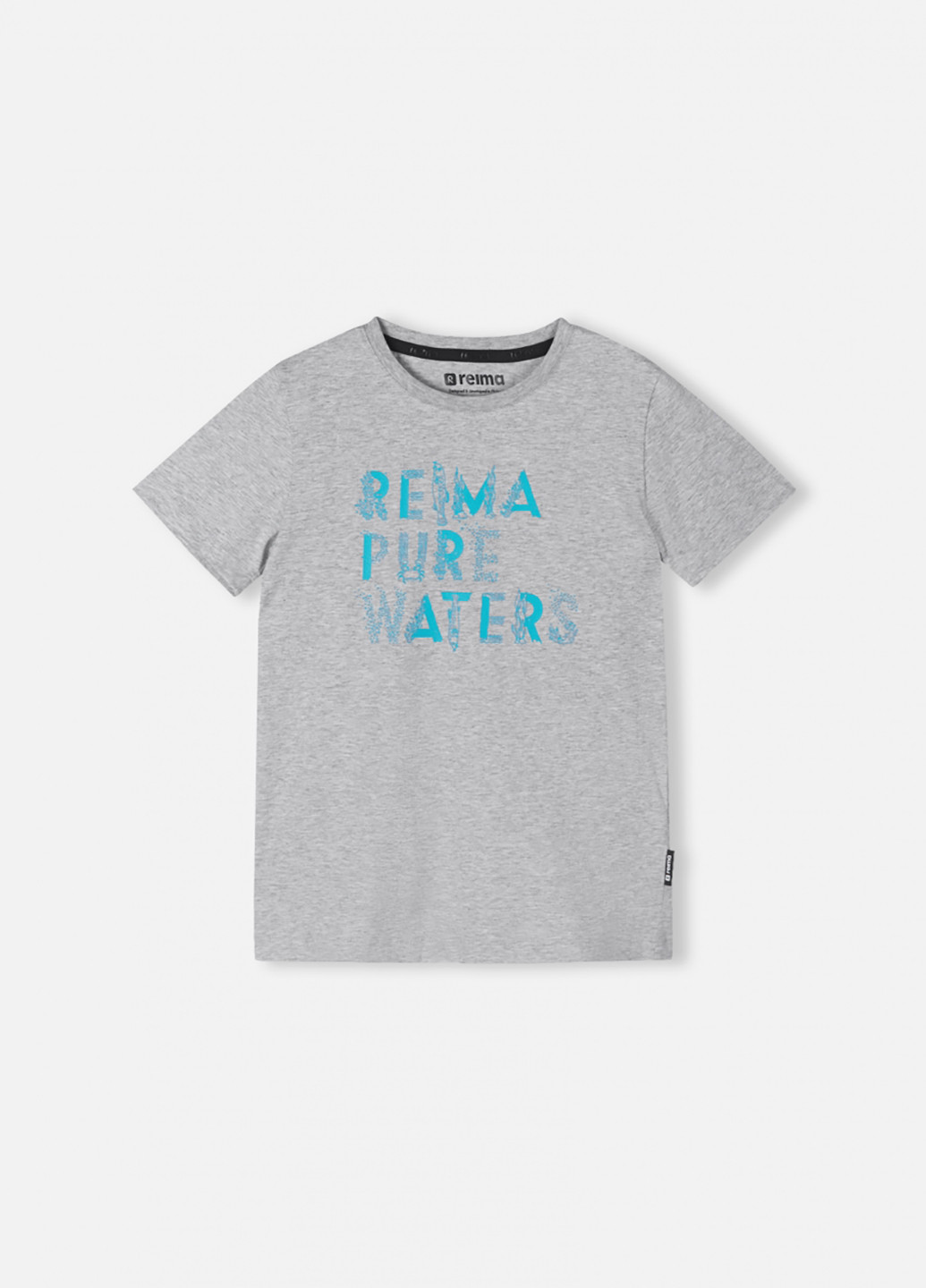 Светло-серая летняя футболка Reima Kevyt