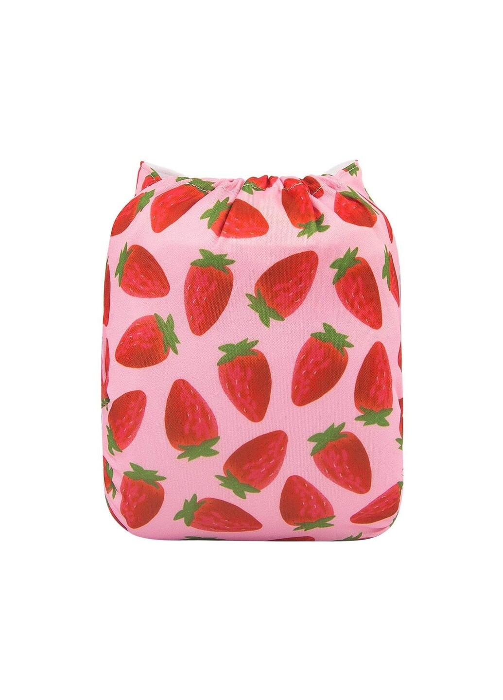 Підгузник для дівчинки багаторазовий з вкладишем та зображенням полуниця рожевий Strawberry garden Berni kids 59317 (244711391)