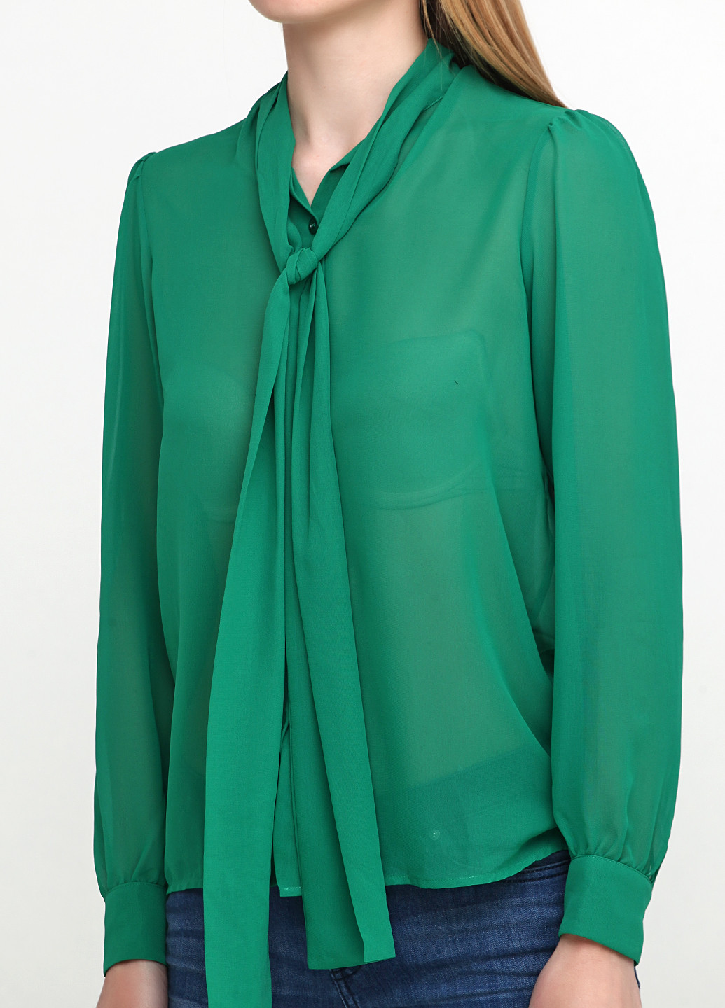 Зеленая летняя блуза Liu Jo