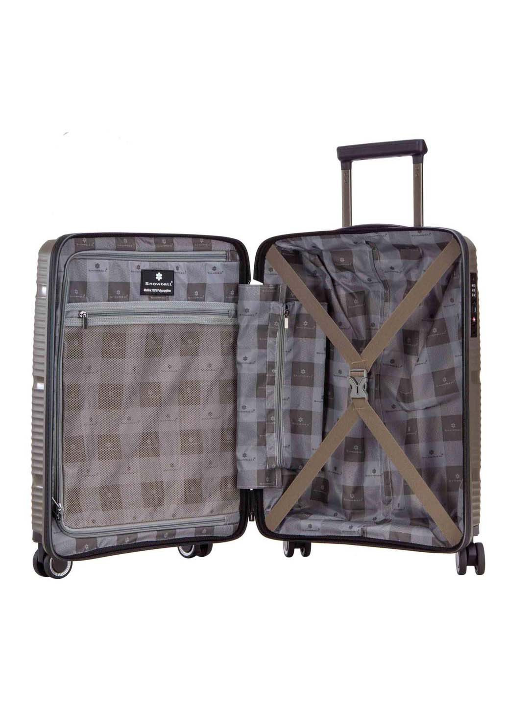 Валіза Середня M Поліпропілен 94103 65л 67х45х26см Snowball (254070074)