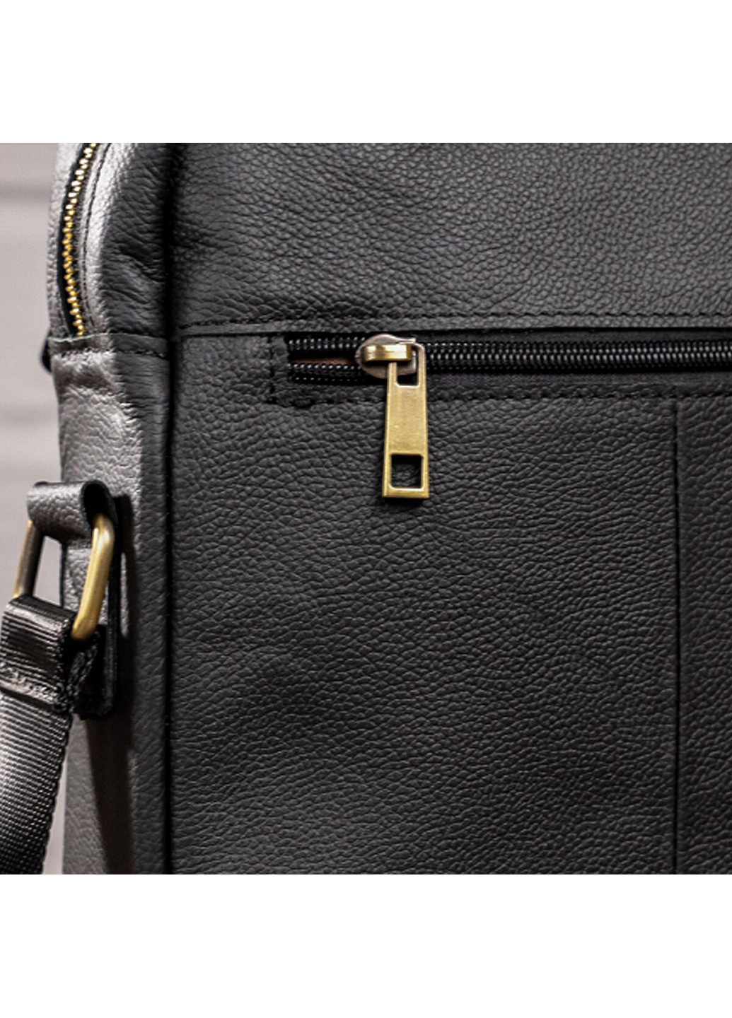 Чоловіча шкіряна сумка 22,5х26х6 см Vintage (252133720)