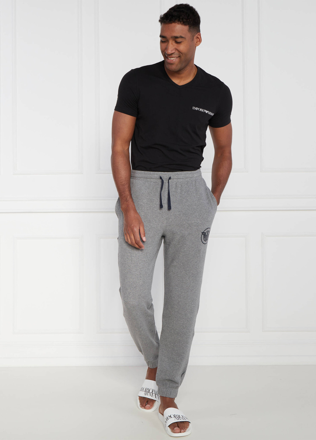 Чорна футболка (2 шт.) Emporio Armani