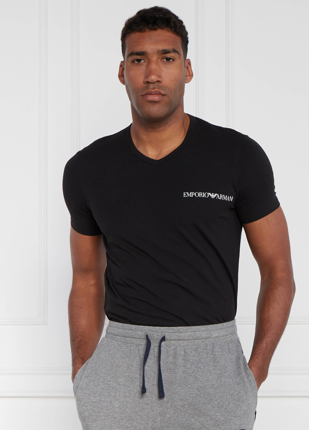 Чорна футболка (2 шт.) Emporio Armani