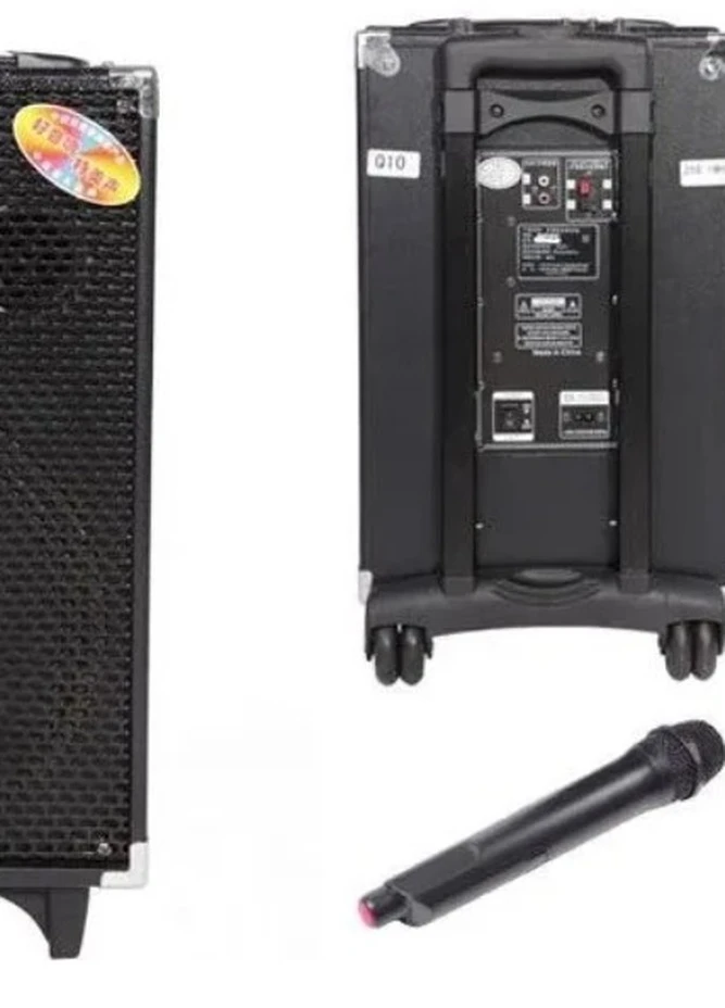 Портативна колонка TM-Q8S валіза 50Вт 8 дюймів, USB, SD, FM радіо, Bluetooth, 1 радіомікрофон, ДК XPRO (253455465)