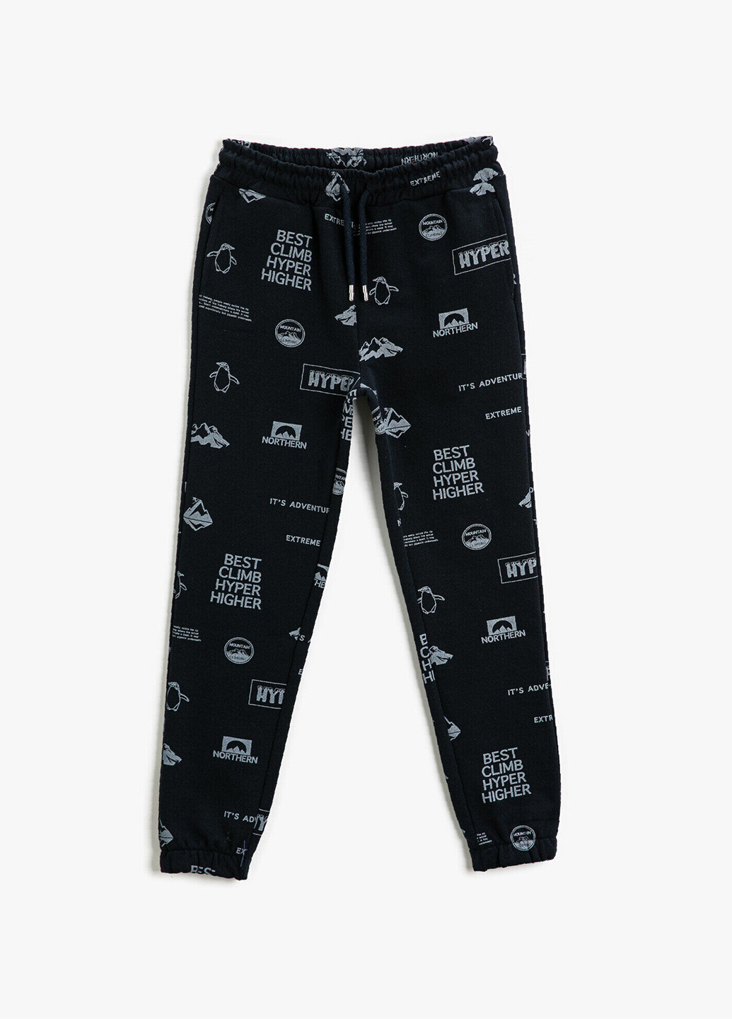 Темно-синие спортивные демисезонные брюки джоггеры KOTON