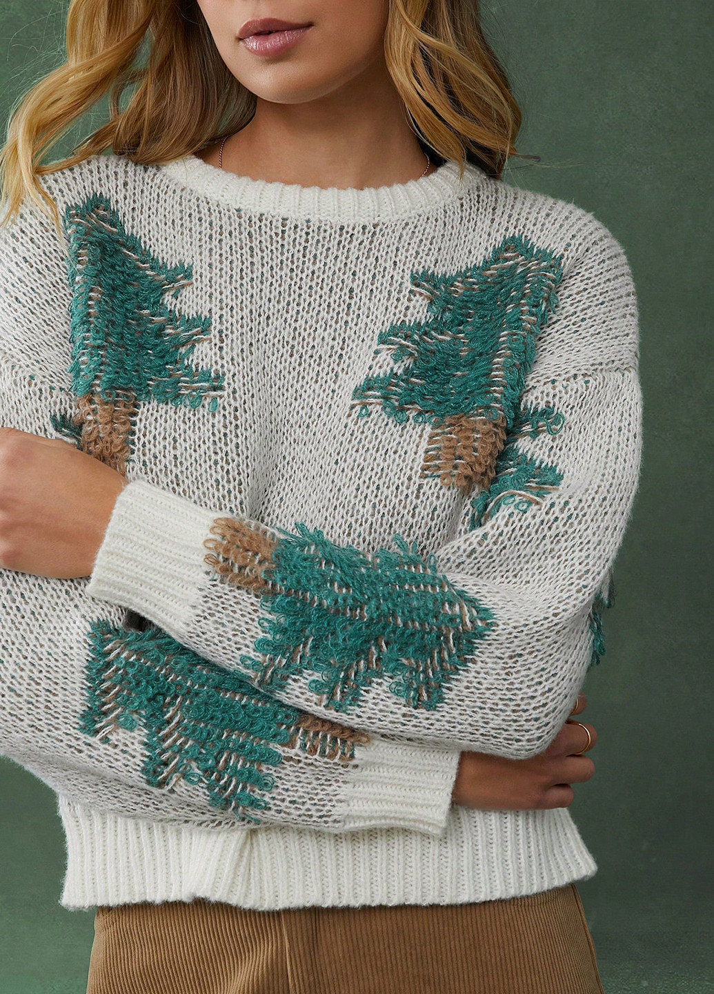 Молочний демісезонний джемпер джемпер SHEIN