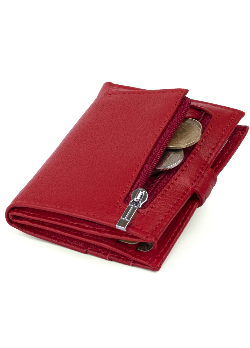 Женский кожаный кошелек-визитница 10х8,3х1,5 см st leather (229458787)