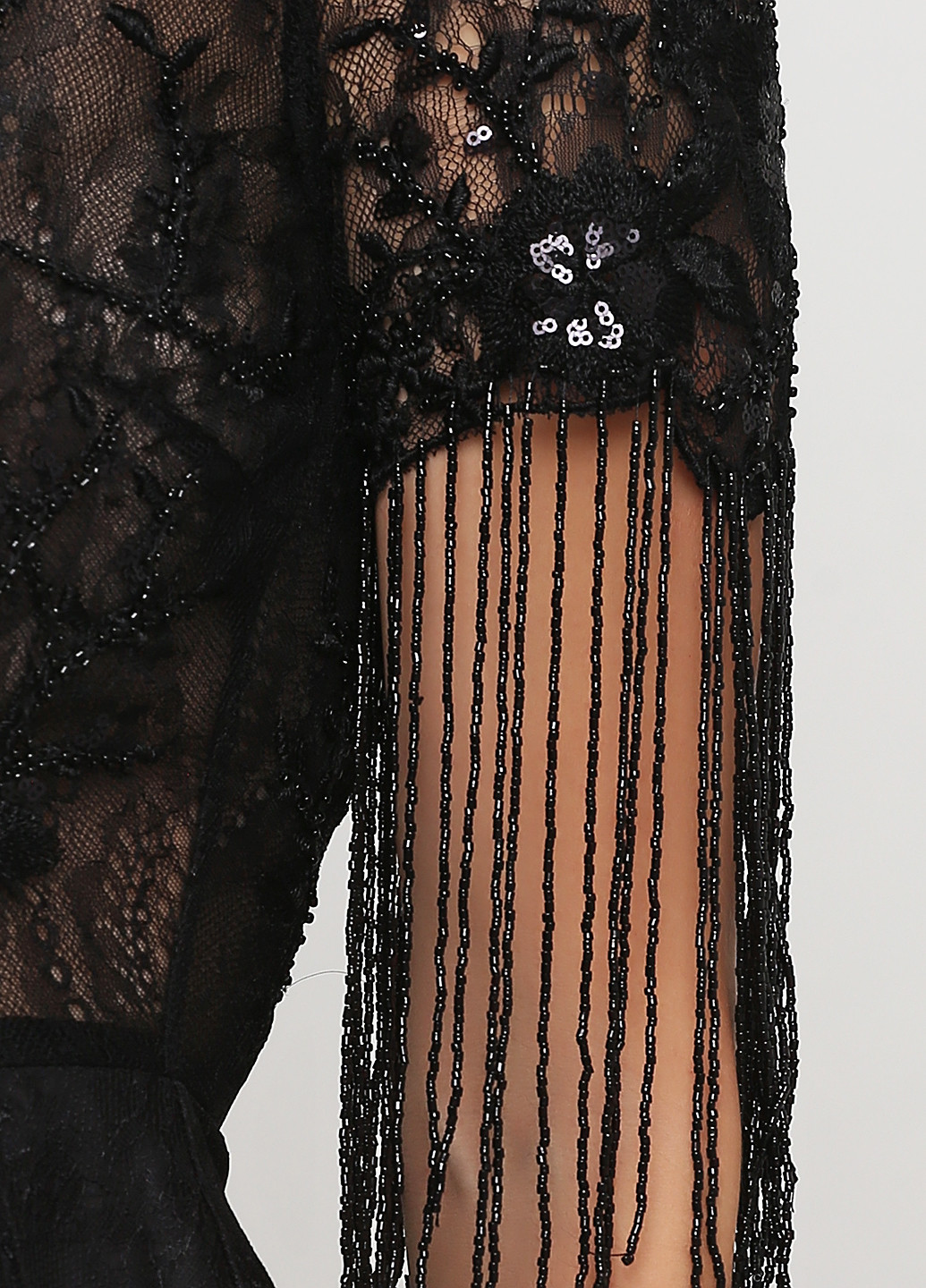 Черное коктейльное платье клеш Gepur