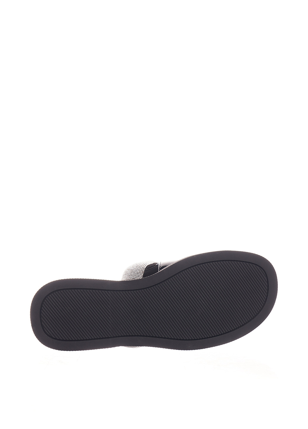 Черные шлепанцы Blizzarini со стразами, лаковые