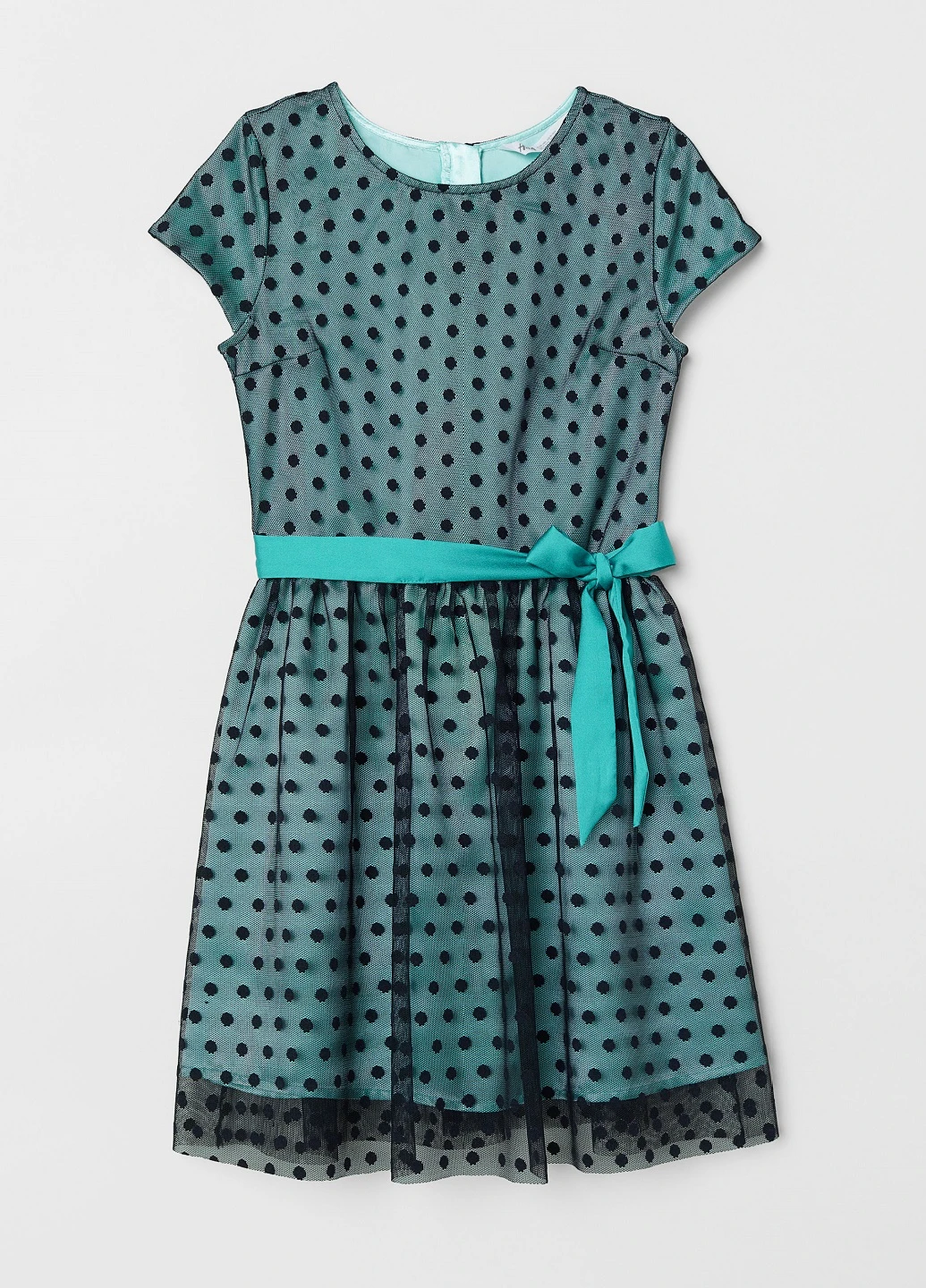 Бирюзовое платье H&M (132832390)