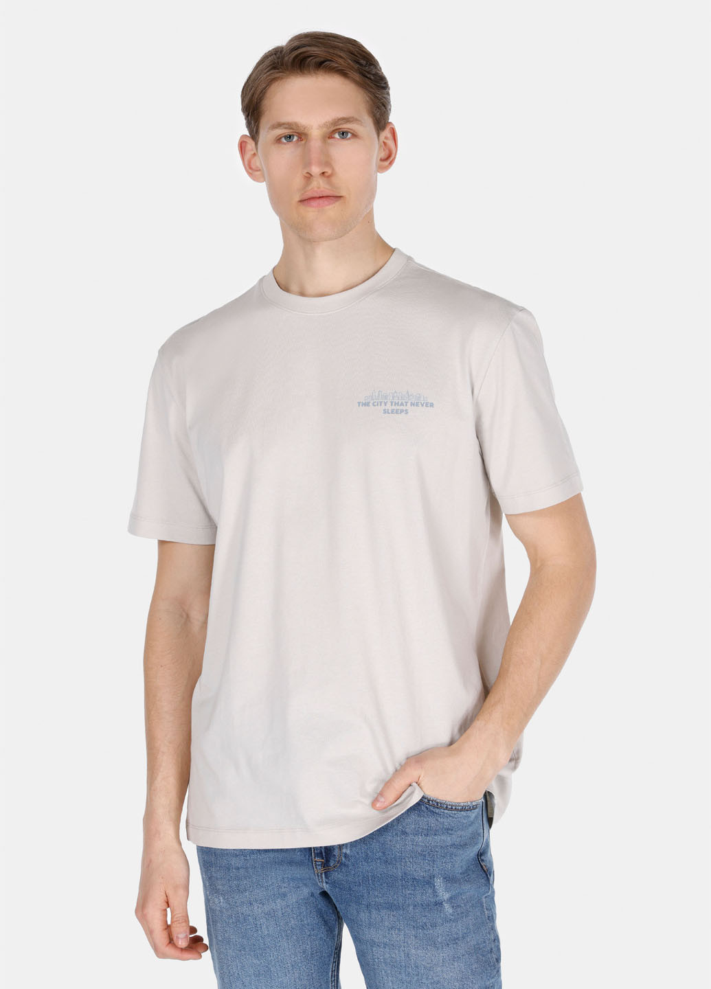 Светло-серая футболка Colin's