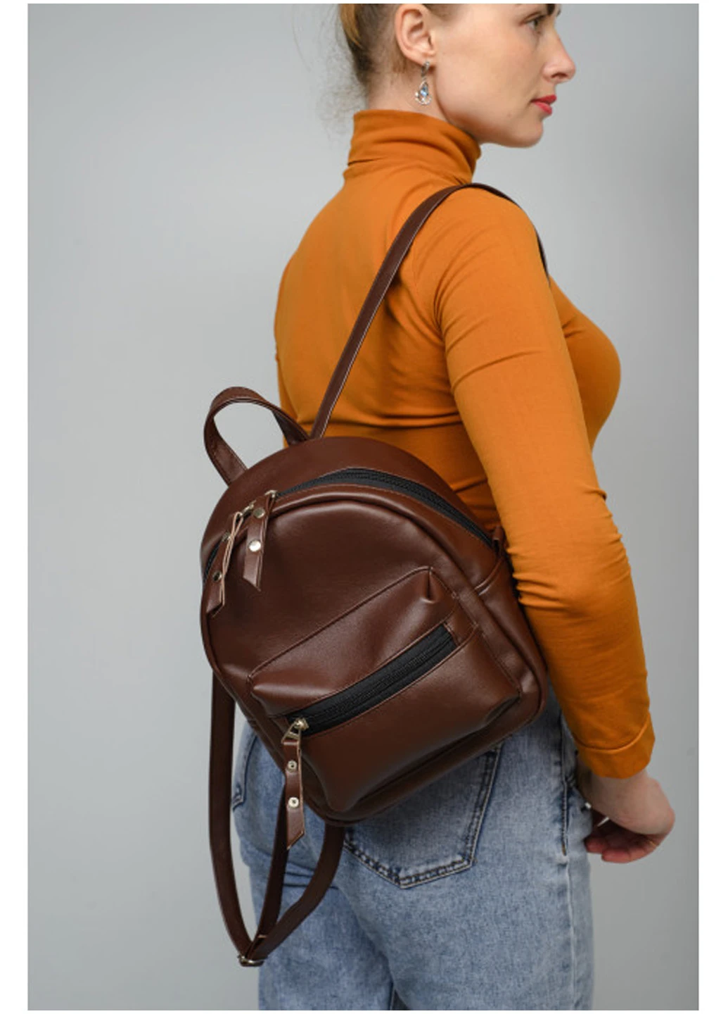 Жіночий рюкзак 25х10х20 см Sambag (210475763)