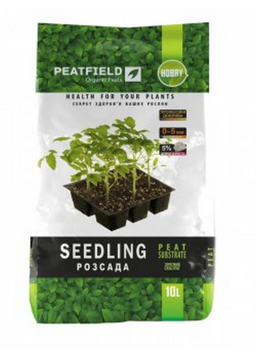 Торфяной субстрат для рассады 10 л Peatfield (215528796)