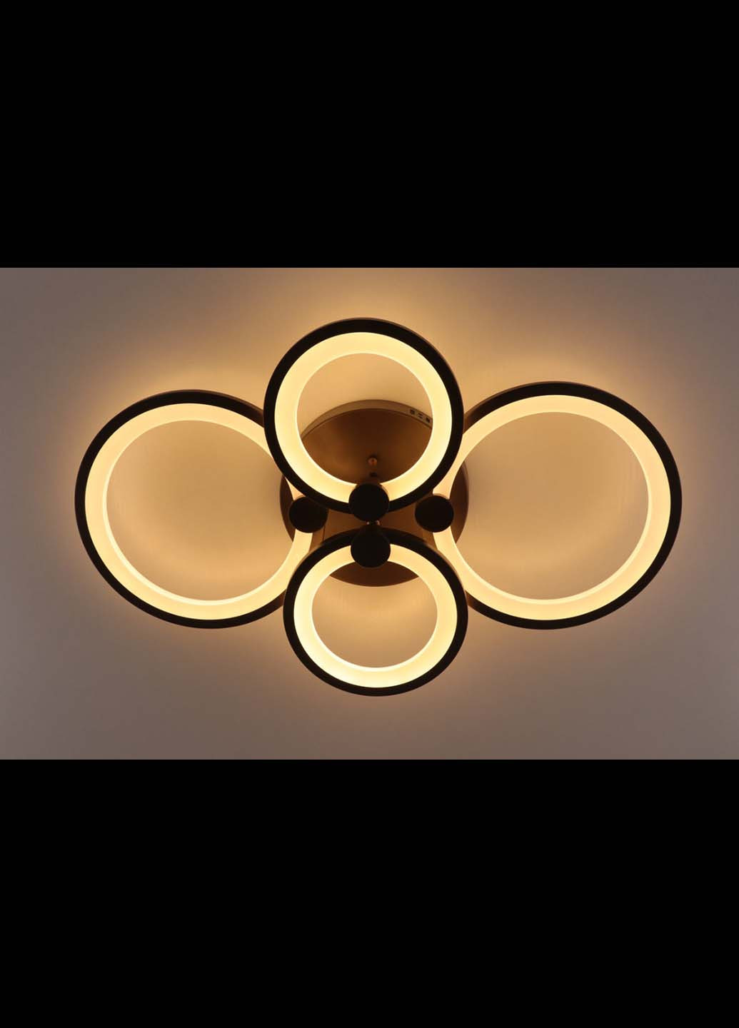 Люстра потолочная LED с пультом A2280/2+2-cf Коричневый 10х62х39 см. Handmade (234539496)