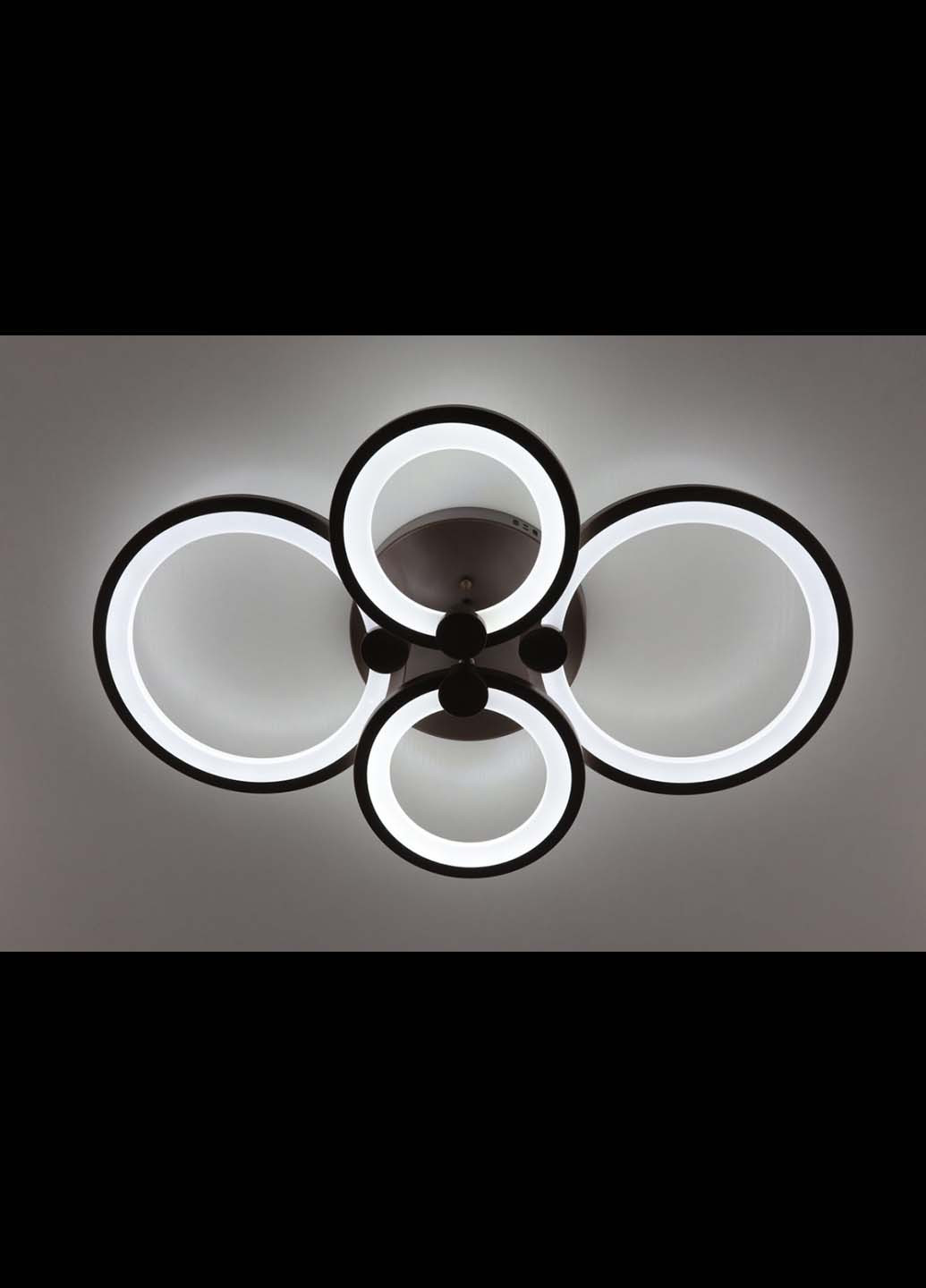 Люстра потолочная LED с пультом A2280/2+2-cf Коричневый 10х62х39 см. Handmade (234539496)