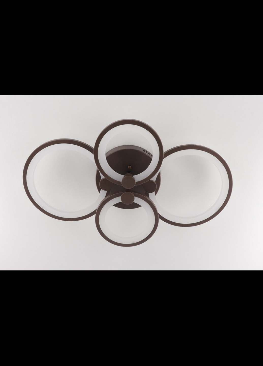 Люстра потолочная LED с пультом A2280/2+2-cf Коричневый 10х62х39 см. Handmade (234539496)