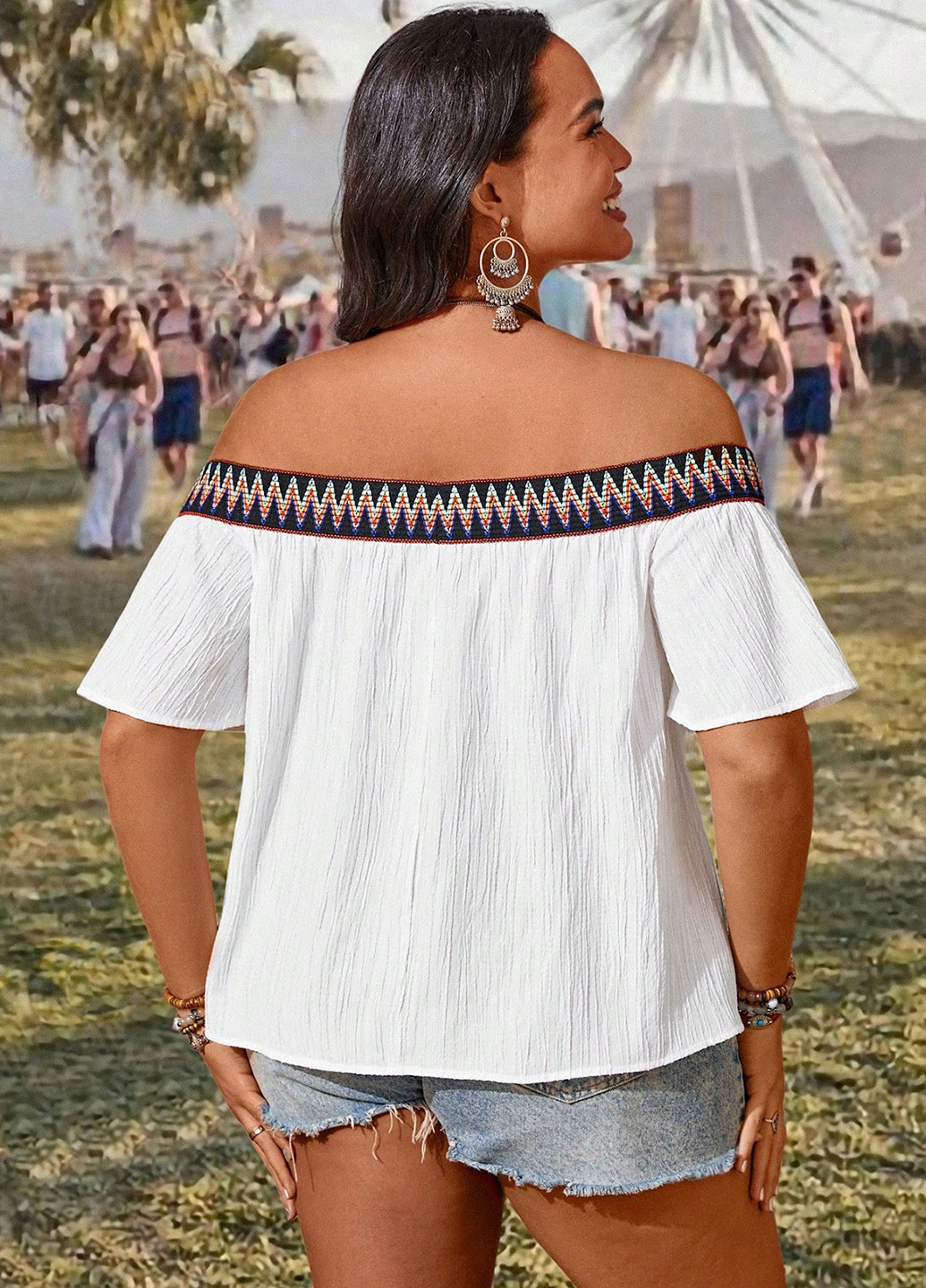 Белая блуза SHEIN